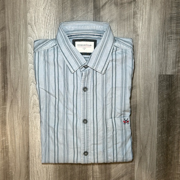 Crimsoune Club Long Sleeve Button Down Shirt - Large - Picture 1 of 6